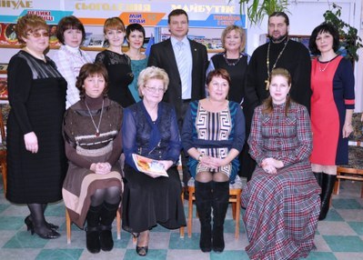 Коллектив библиотеки в 2013 году.